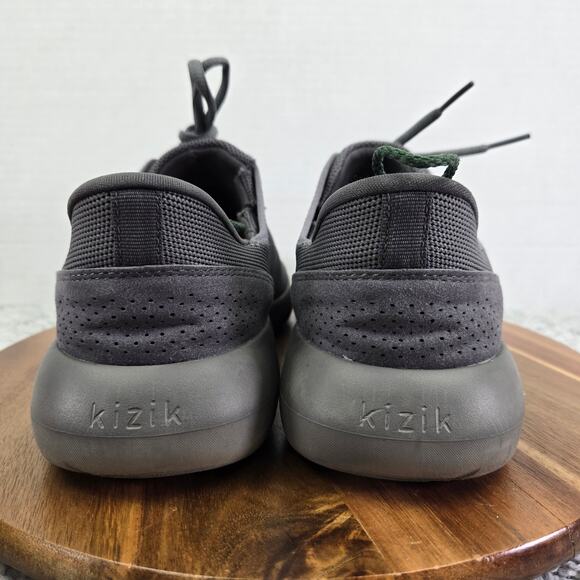 Kizik Madrid Eco-Knit Graphite Gray Hands-Free Casual Slip On Sneaker Mens 9 - Picture 2 of 15